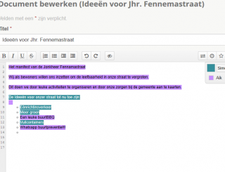 Werk samen in documenten